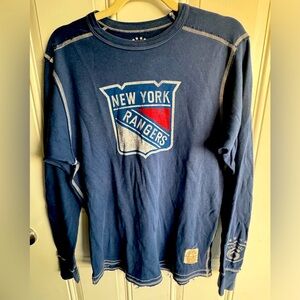 NWOT New York Rangers Original 6 Authentic Vintage Sweater/LS